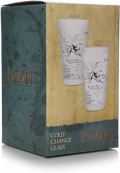 The Hobbit Map Cold Change Glass - The Hobbit - Merchandise - THE HOBBIT - 5055453471025 - 18. januar 2020