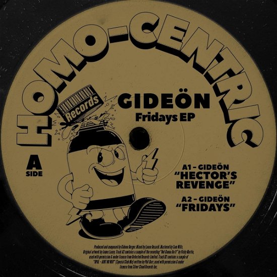 Fridays Ep - Gideon - Musik - HOMO-CENTRIC RECORDS - 5056032378025 - 1 september 2023