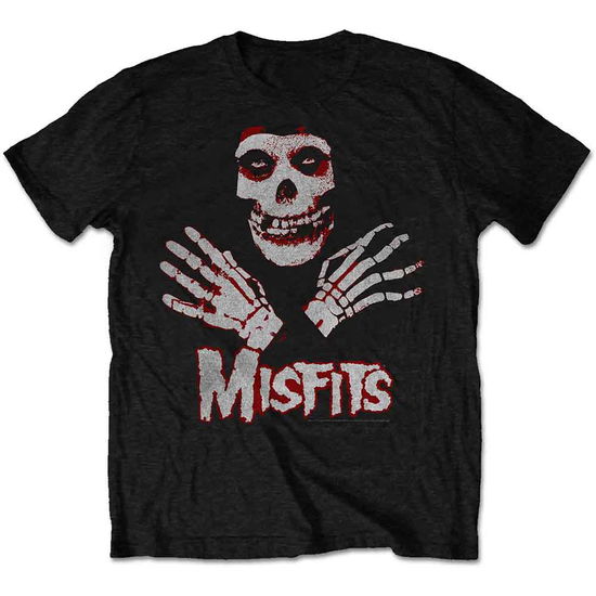 Misfits Unisex T-Shirt: Hands - Misfits - Gadżety - Bandmerch - 5056170610025 - 