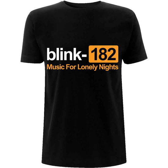 Blink-182 · Blink-182 Unisex T-Shirt: Lonely Nights (T-shirt) [size S] [Black - Unisex edition] (2021)