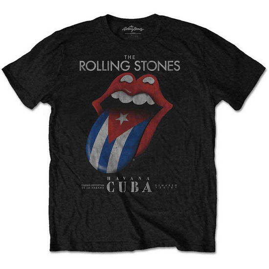 Cover for The Rolling Stones · The Rolling Stones Kids T-Shirt: Havana Cuba (7-8 Years) (T-shirt) [size 7-8yrs] [Black - Kids edition]