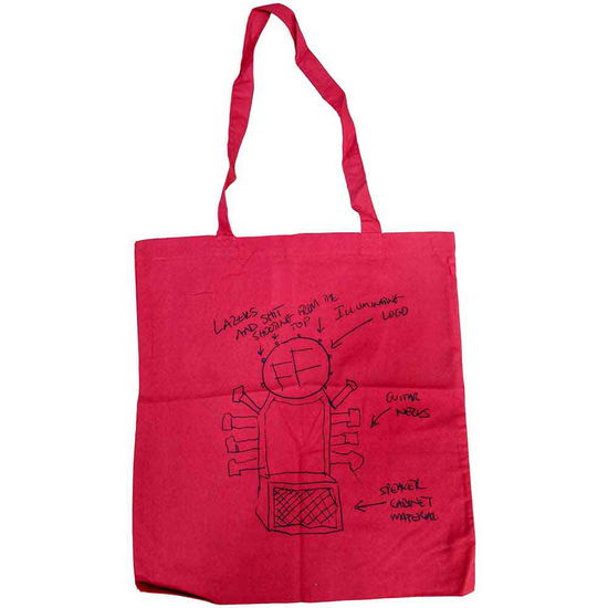 Foo Fighters Tote Bag: Hand-Drawn (Ex-Tour) - Foo Fighters - Produtos -  - 5056561067025 - 