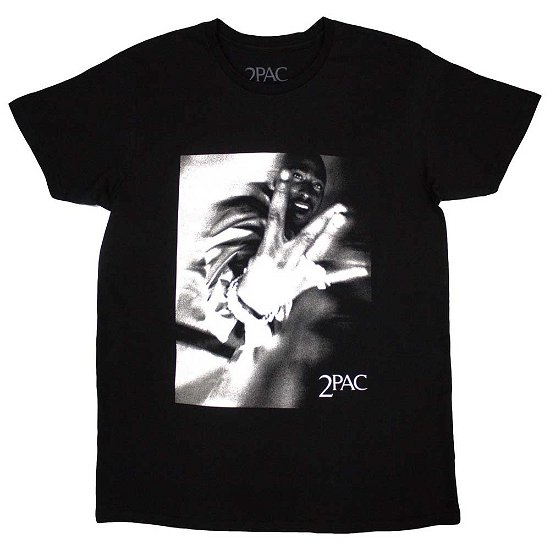 Tupac Unisex T-Shirt: Fingers - Tupac - Fanituote -  - 5056737246025 - 