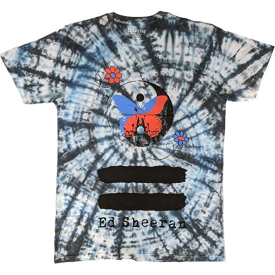 Cover for Ed Sheeran · Ed Sheeran Unisex T-Shirt: Yin &amp; Yang Butterfly (Wash Collection) (T-shirt) [size S]
