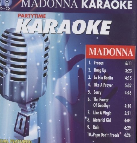 Cover for Partytime Karaoke - Madonna (D (DVD) (2023)