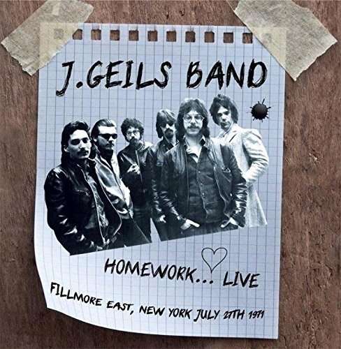 Homework…live Fillmore East, New York July 27th 1971 - J. Geils Band - Music - ROX VOX - 5292317211025 - June 7, 2017