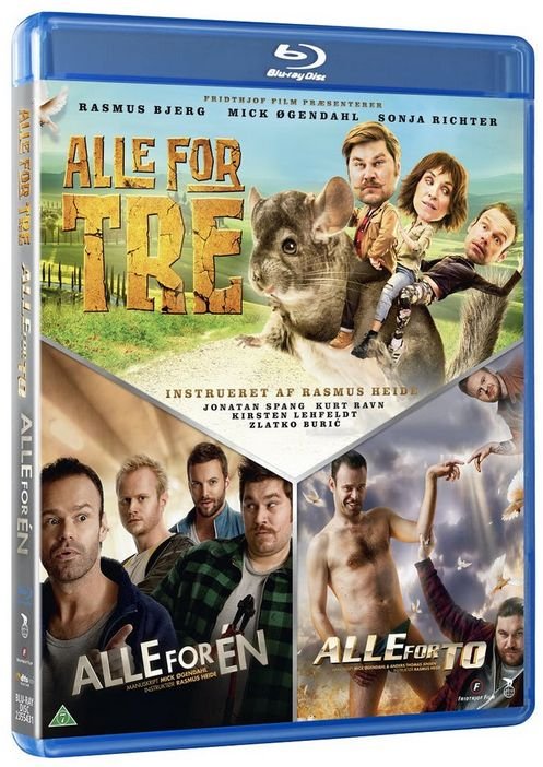 Cover for Rasmus Bjerg / Mich Øgendahl · Alle For Én / Alle For To / Alle For Tre (Blu-ray) (2017)