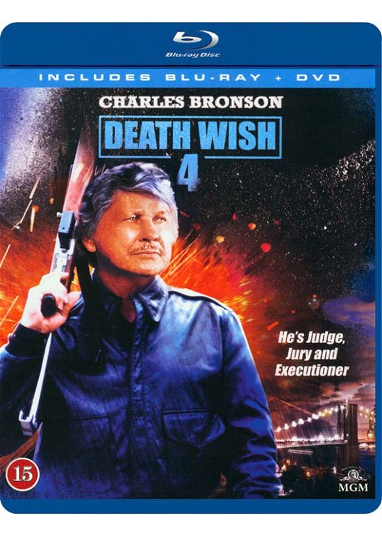 Cover for Charles Bronson · Death Wish 4 (Blu-ray/DVD) (2009)
