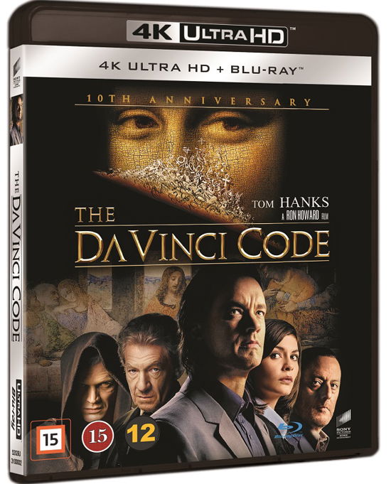 The Da Vinci Code - Tom Hanks - Filmes -  - 7330031000025 - 13 de outubro de 2016