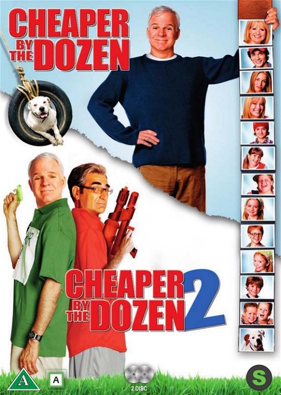 Cover for Steve Martin · Cheaper by the Dozen  / Cheaper by the Dozen 2 (DVD) (2018)