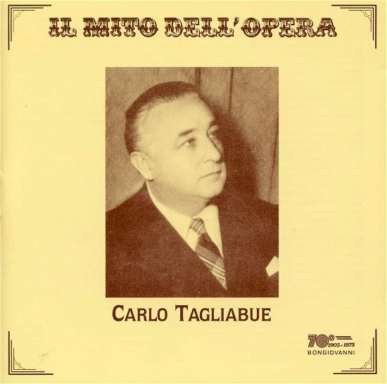 Cover for Carlo Tagliabue · La Boheme / Mistica / La Gondola Nera / Aida (CD) (1993)