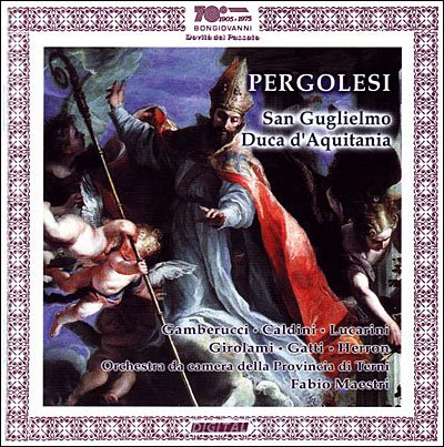Cover for Pergolesi / Lucarini / Gatti · San Guglielmo Duca D'aquitania (CD) (1989)