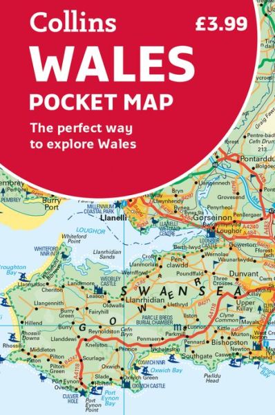 Cover for Collins Maps · Wales Pocket Map: The Perfect Way to Explore Wales (Map) [2 Revised edition] (2023)