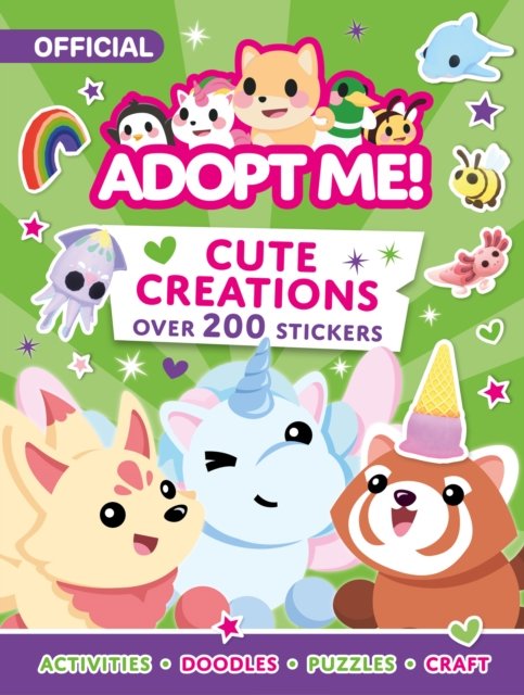 Cover for Uplift Games · Adopt Me! Cute Creations Sticker Book - Adopt Me! (Paperback Book) (2024)