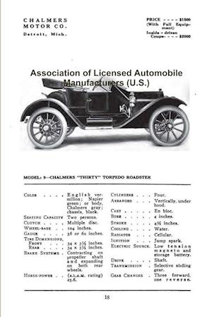 Cover for Association Of Manufacturers (U S ) · Official Handbook of Gasoline Automobiles -1910 (Book) (2018)