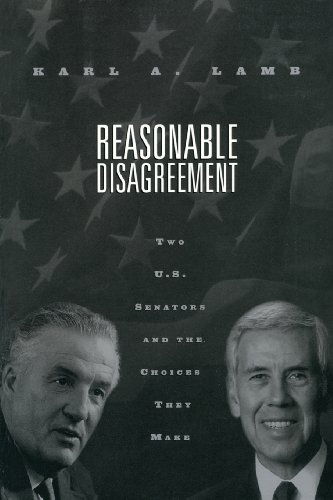 Cover for Karl A. Lamb · Reasonable Disagreement: Two U.S. Senators and the Choices They Make - Politics and Policy in American Institutions (Pocketbok) (1998)