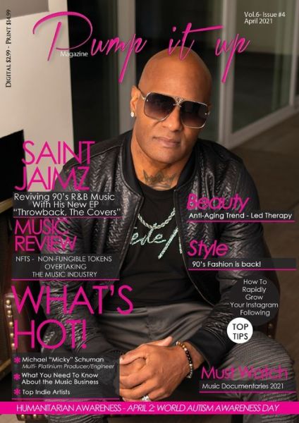 Cover for Anissa Boudjaoui · Pump it up Magazine - Rising RnB Icon Saint Jaimz (Paperback Book) (2021)