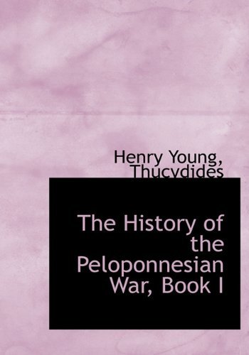 Cover for Thucydides · The History of the Peloponnesian War, Book I (Hardcover Book) (2009)