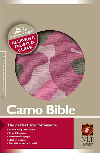 Cover for Tyndale · NLT Camo Bible Pink (MISC) [Compact edition] (2008)