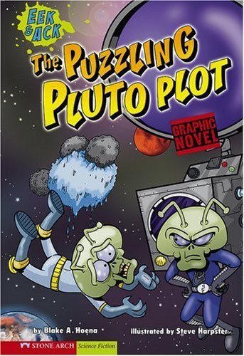 Cover for Blake A. Hoena · The Puzzling Pluto Plot: Eek &amp; Ack (Graphic Sparks) (Pocketbok) (2008)