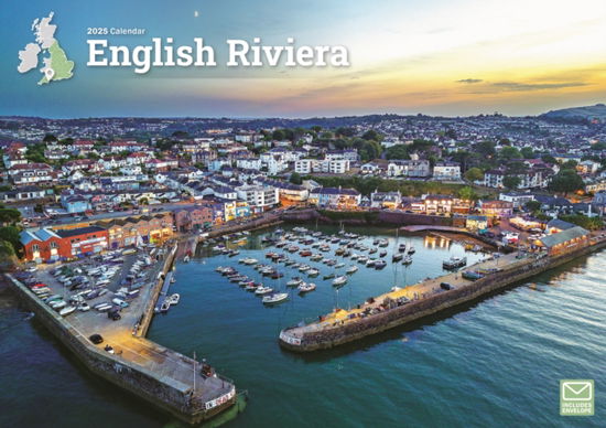 English Riviera A4 Calendar 2025 - Carousel Calendars - Książki - Carousel Calendars - 9781529840025 - 3 maja 2024