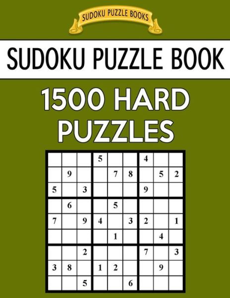 Cover for Sudoku Puzzle Books · Sudoku Puzzle Book, 1,500 HARD Puzzles (Taschenbuch) (2017)