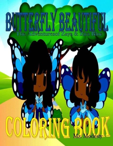 Cover for Mz Modesty · Butterfly Beautiful Coloring Book (Pocketbok) (2017)