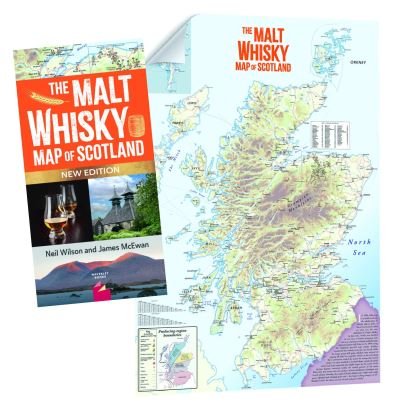 Cover for Neil Wilson · The MALT WHISKY MAP OF SCOTLAND: Folded Map (Kartor) [New edition] (2024)