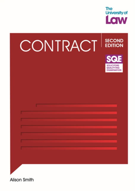 SQE - Contract  2e - SQE1 - Alison Smith - Kirjat - The University of Law Publishing Limited - 9781915698025 - perjantai 9. syyskuuta 2022