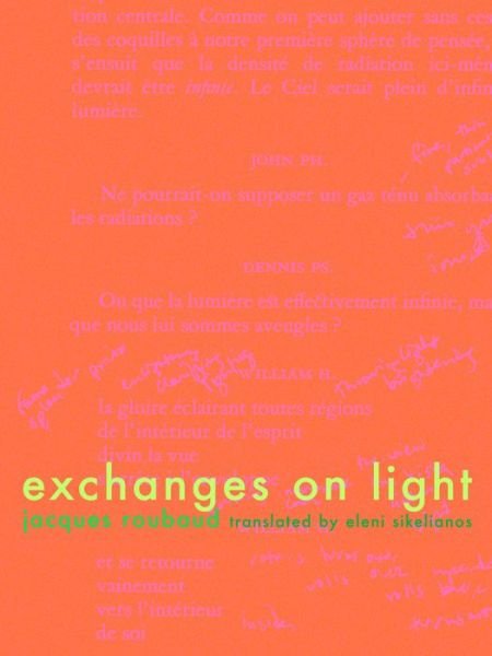 Cover for Jacques Roubaud · Exchanges of Light (Paperback Bog) (2006)