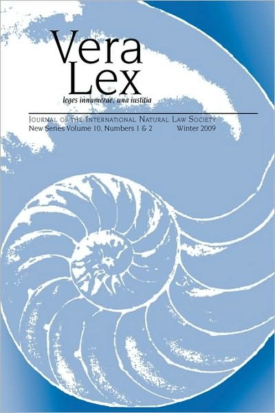 Vera Lex Vol. 10 - Robert Chapman - Bücher - Pace University Press - 9781935625025 - 31. März 2010