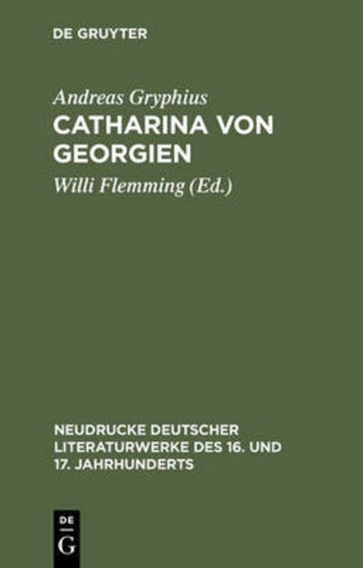 Cover for Gryphius · Catharina von Georgien (Book) (1997)
