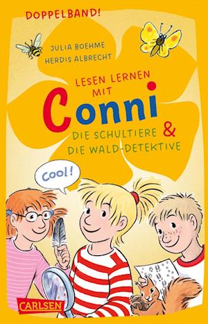 Lesen lernen mit Conni: Doppelband. Enthält die Bände: Conni und die Schultiere / Conni und die Wald-Detektive - Julia Boehme - Livros - Carlsen - 9783551320025 - 29 de abril de 2024