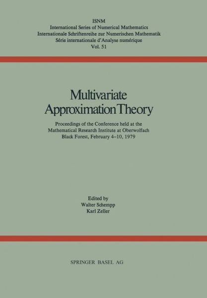 Cover for Schempp · Multivariate Approximation Theory: 2nd International Symposium : Papers (N/A) [1979 edition] (1979)