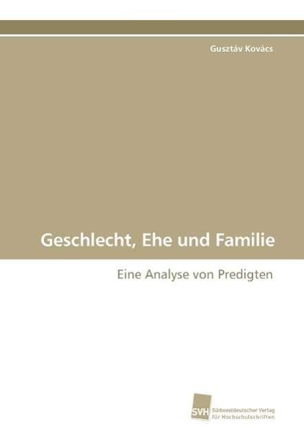 Cover for Kovács · Geschlecht, Ehe und Familie (Bok)