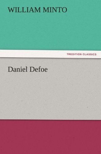 Cover for William Minto · Daniel Defoe (Tredition Classics) (Paperback Book) (2011)