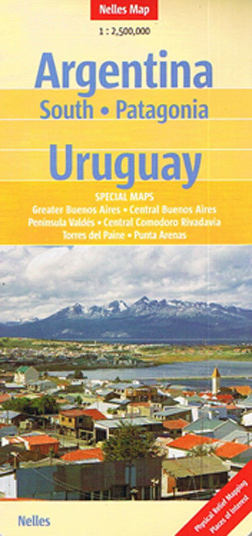 Cover for Nelles Verlag · Argentina South - Patagonia - Uruguay 1:2,5 mill. (Hardcover Book) [0. wydanie] (2010)