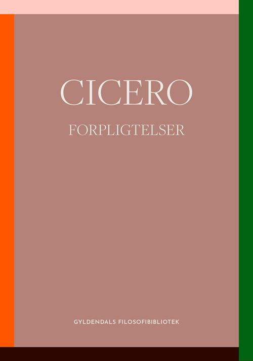 Cover for Cicero · Gyldendals Filosofibibliotek: Forpligtelser (Taschenbuch) [1. Ausgabe] (2022)