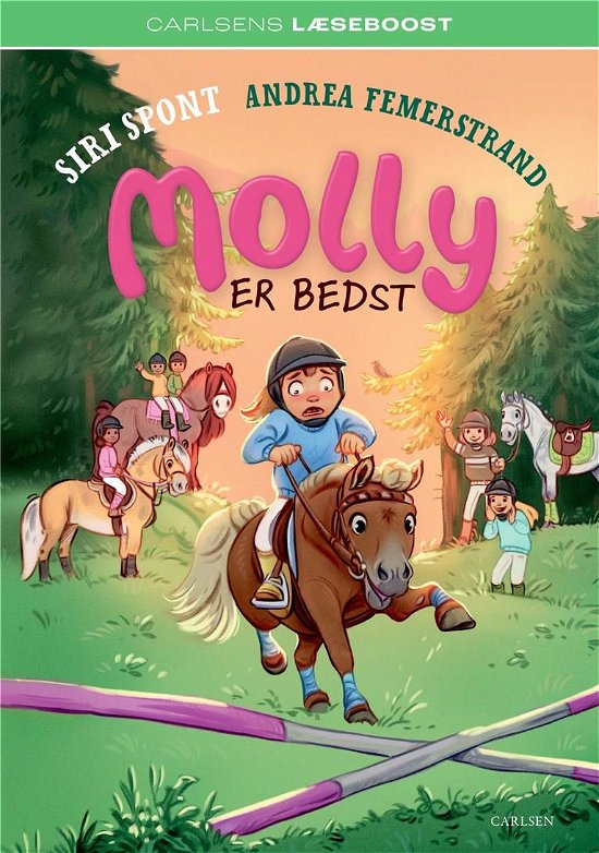 Cover for Siri Spont · Carlsens Læseboost: Molly: Molly er bedst (Inbunden Bok) [1:a utgåva] (2022)