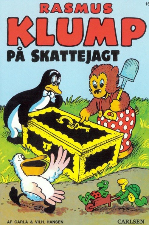 Cover for Carla og Vilh. Hansen · Rasmus Klump-hæfterne: Rasmus Klump på skattejagt- kolli med 4 stk. (Sewn Spine Book) [2nd edition] (2014)
