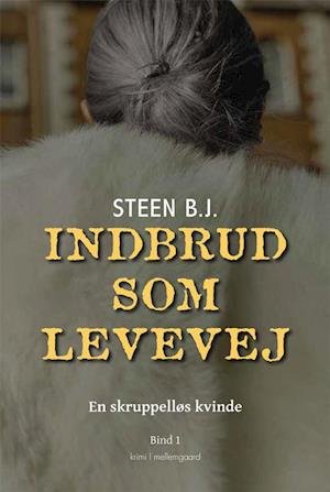 Cover for Steen B.J. · En skruppeløs kvinde bind 1: Indbrud som levevej (Sewn Spine Book) [1e uitgave] (2021)