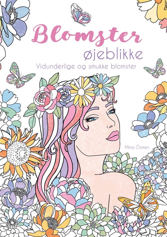 Cover for Mina Özmen · Malebog: Blomster-øjeblikke (Paperback Book) [1st edition] (2024)