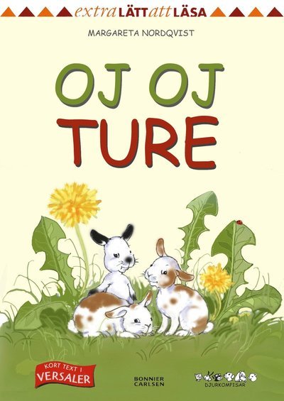 Cover for Margareta Nordqvist · Djurkompisar: Oj oj Ture (Indbundet Bog) (2014)