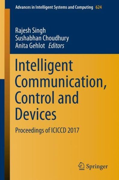 Cover for Intelligent Communication Control and Devices (Bok) [1st ed. 2018 edition] (2018)