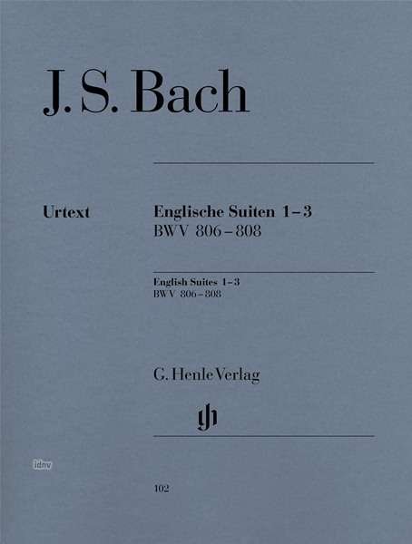 Cover for JS Bach · Eng.Suiten 1-3,806-808,Kl.HN102 (Bog) (2018)