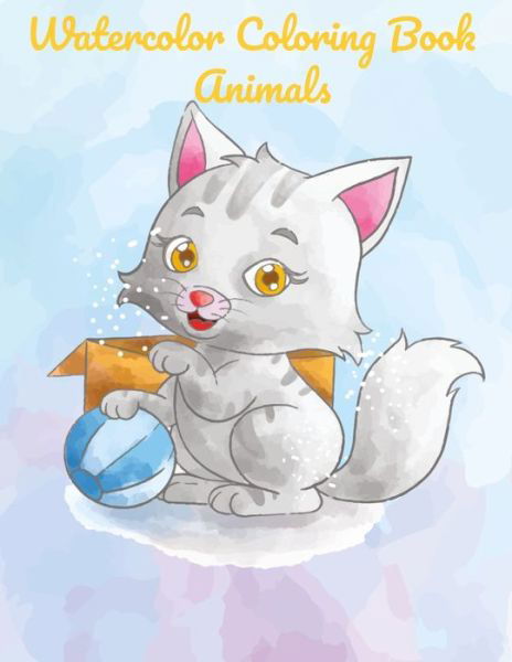 Watercolor coloring book animals - Omadazeot Edition - Bøger - Independently Published - 9798592822025 - 9. januar 2021
