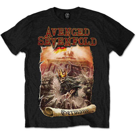 Avenged Sevenfold Unisex T-Shirt: Germany (Black) - Avenged Sevenfold - Merchandise -  - 9950670164025 - 