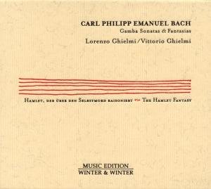 Cover for L Ghielmi / V Ghielmi · Cpe Bach / Gamba Sonatas &amp; Fantasias (CD) (2008)