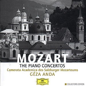 Cover for Géza Anda Camerata Salzburg · Mozart: the Piano Concertos (CD) [Box set] (2000)