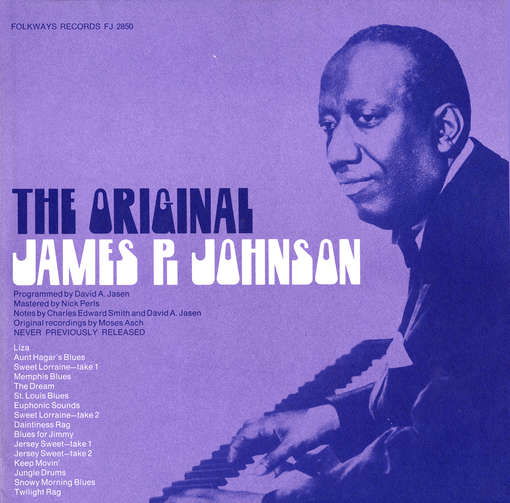 The Original James P. Johnson - James P. Johnson - Music - Folkways Records - 0093070285026 - May 30, 2012